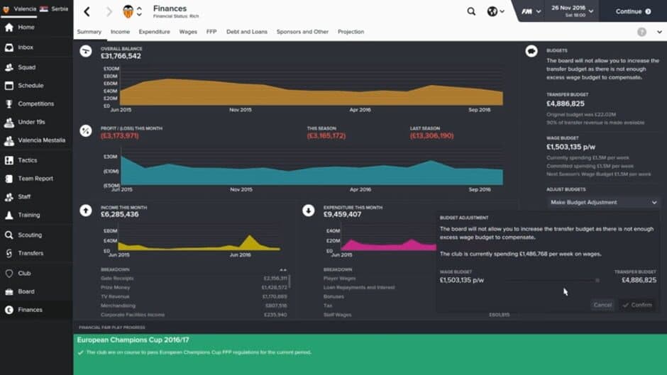 Football Manager 2016 screenshot