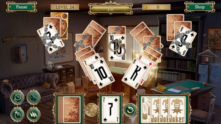 Detective Notes: Lighthouse Mystery Solitaire screenshot