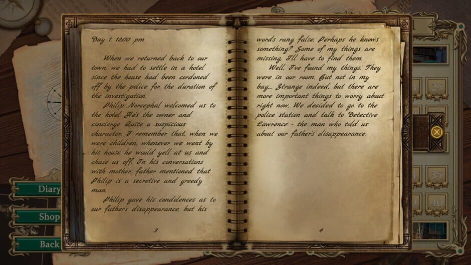 Detective Notes: Lighthouse Mystery Solitaire screenshot