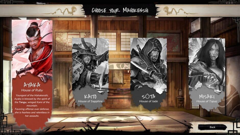 Mahokenshi - The Samurai Deckbuilder screenshot