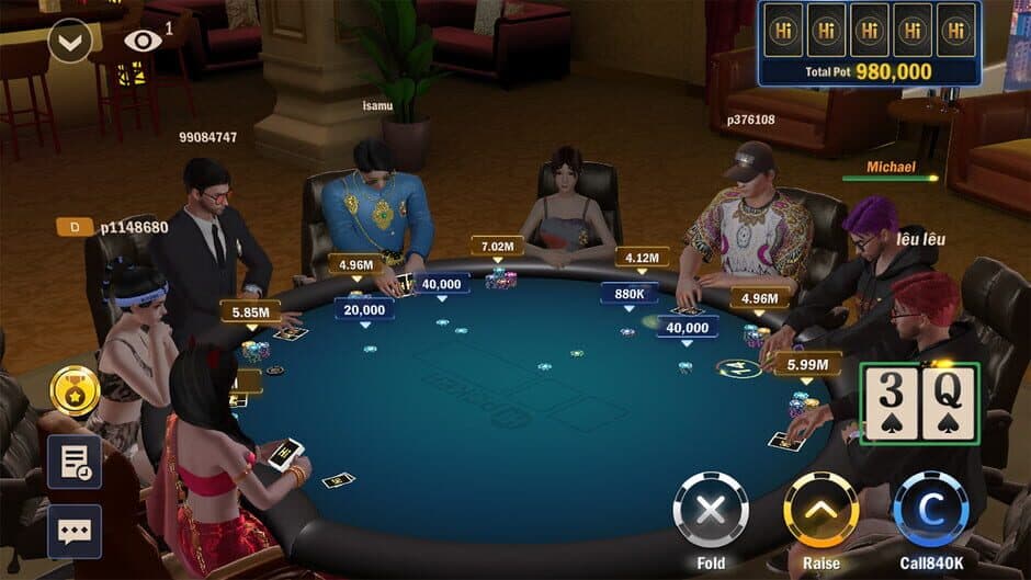 Hi Poker 3D: Texas Holdem screenshot