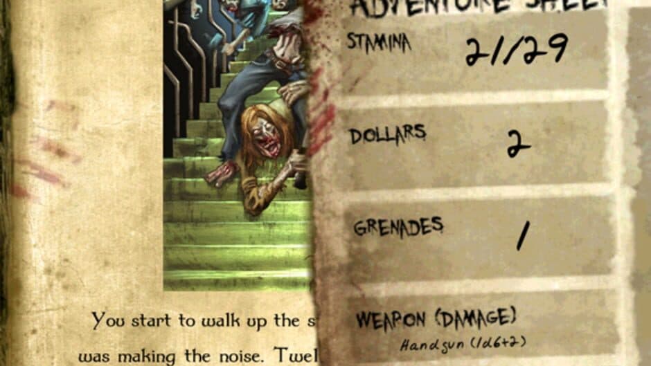 Fighting Fantasy: Blood of the Zombies screenshot