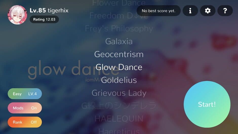 Cytoid screenshot