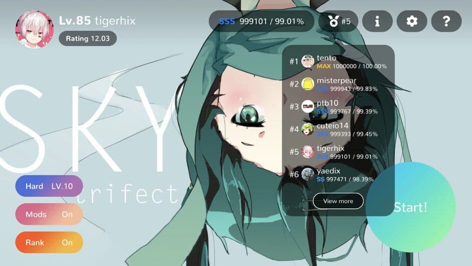 Cytoid screenshot