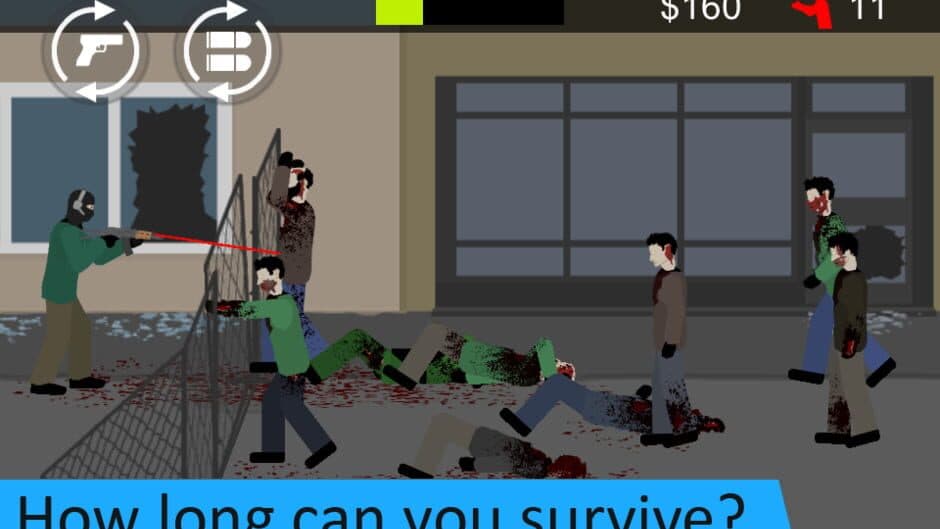 Flat Zombies: Cleanup & Defense screenshot
