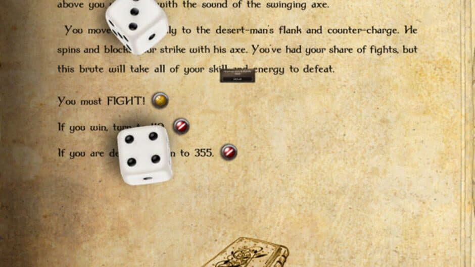 Gamebook Adventures 3: Slaves of Rema screenshot