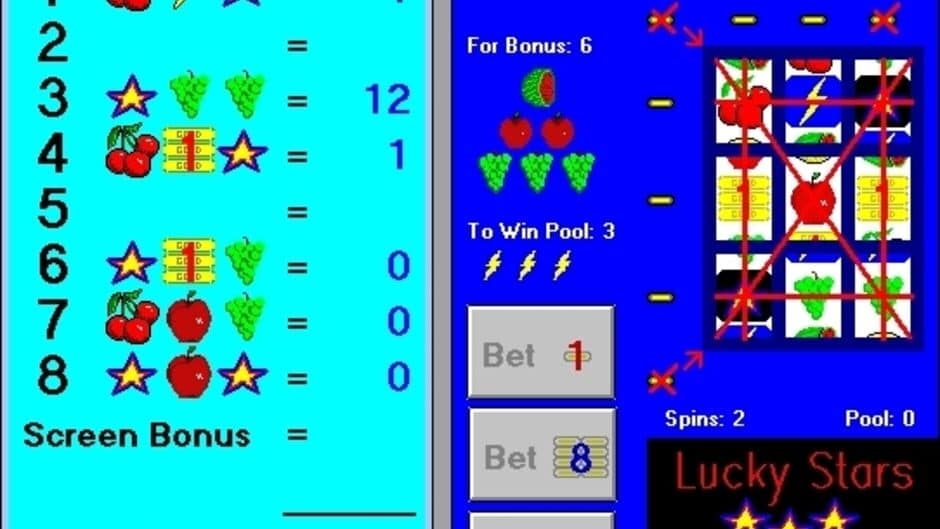 Lucky Stars Video Slots screenshot