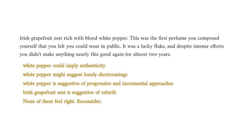 Scents & Semiosis screenshot