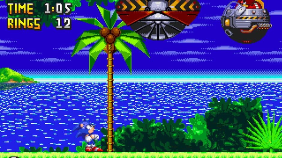 Sonic 3D in 2D screenshot