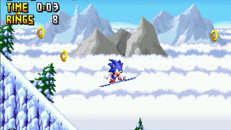 Sonic 3D in 2D screenshot