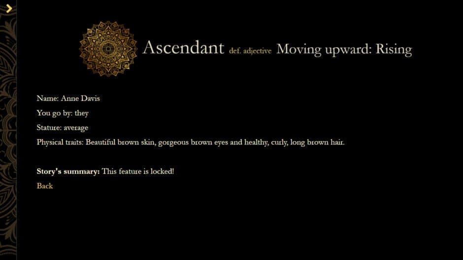 Ascendance screenshot