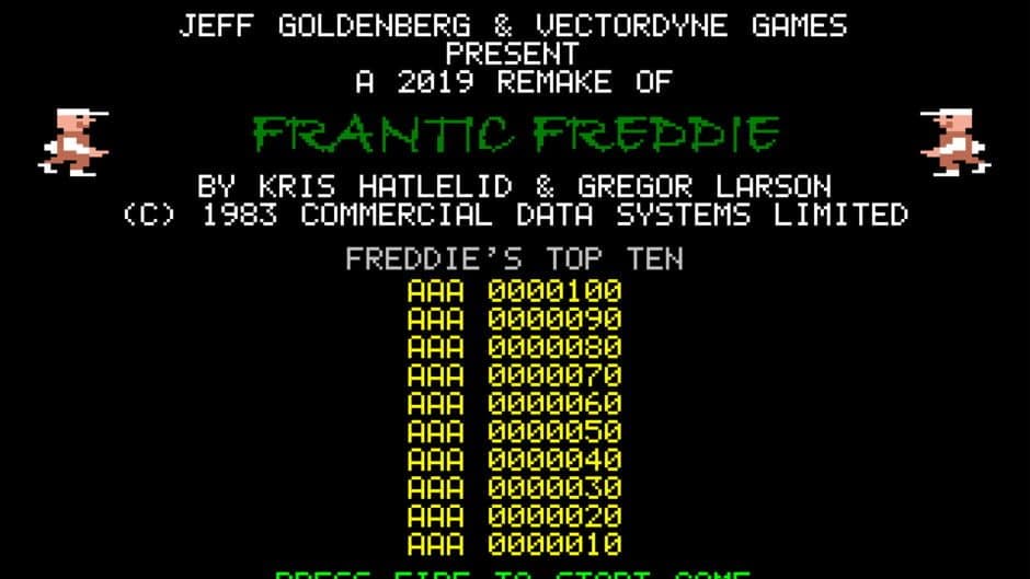 Frantic Freddie screenshot