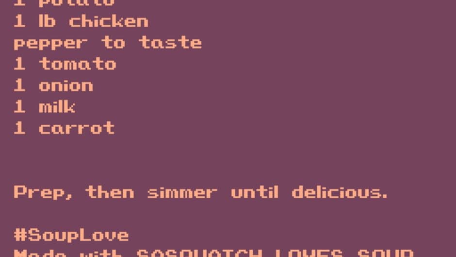Sasquatch Loves Soup screenshot