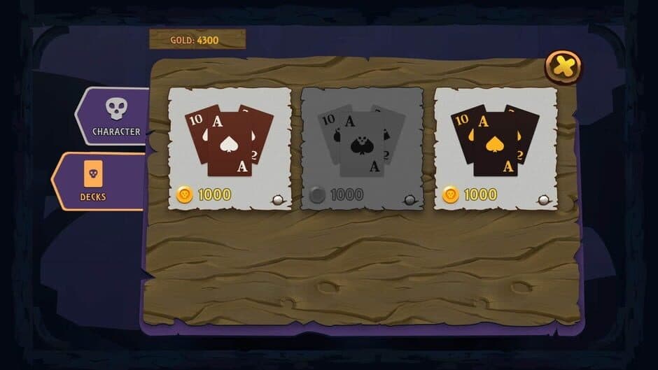 Blackjack story screenshot