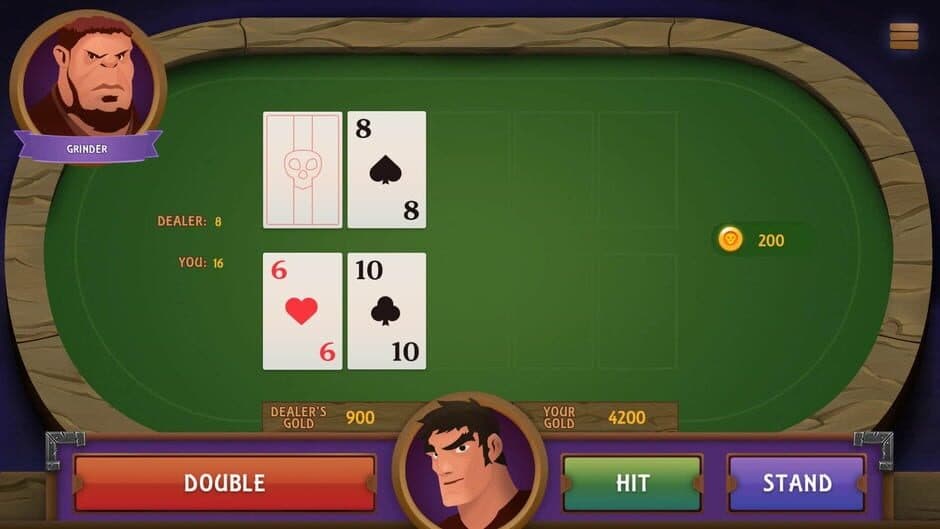 Blackjack story screenshot