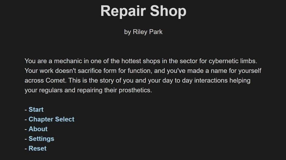 Repair Shop screenshot