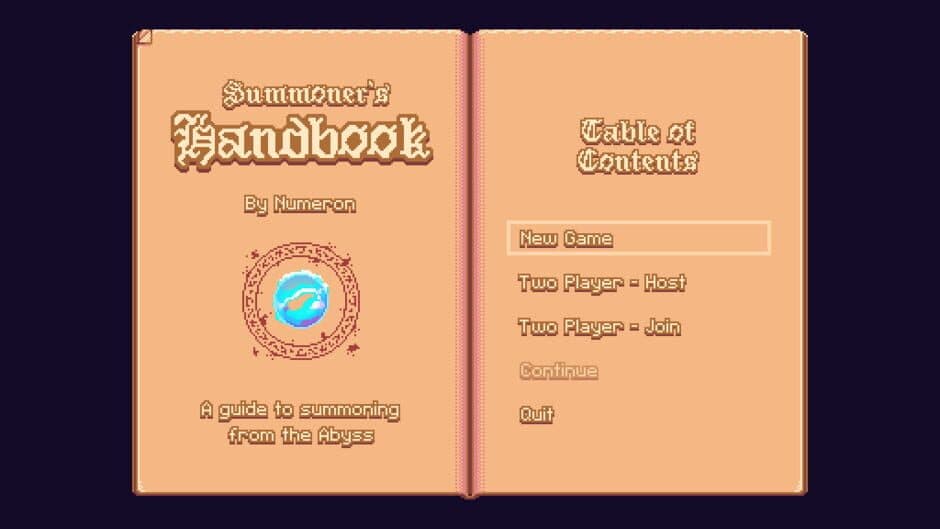 Summoner's Handbook screenshot