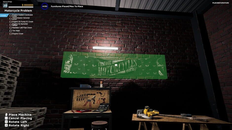 Motorcycle Mechanic Simulator 2021 screenshot