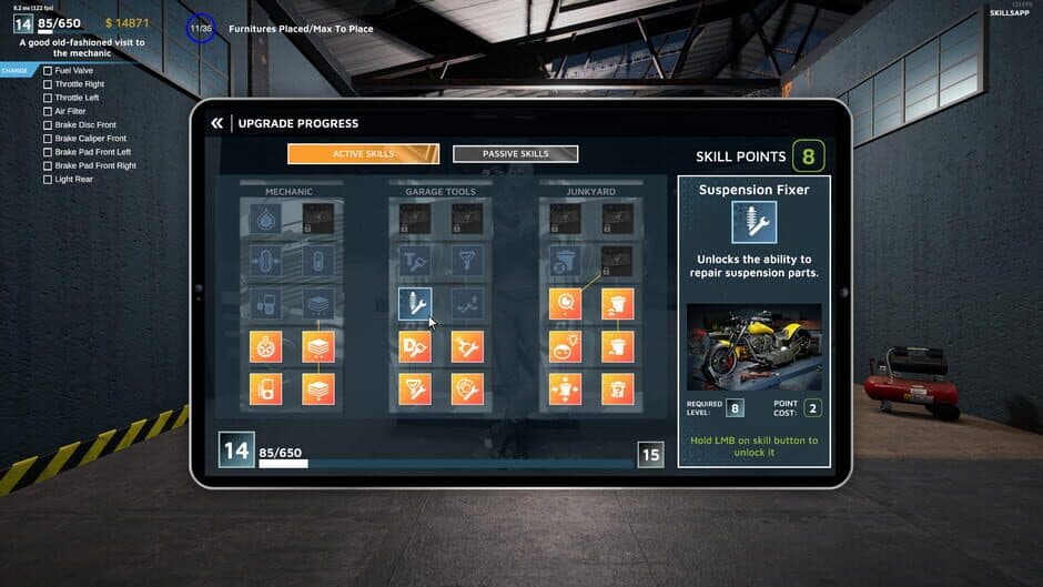 Motorcycle Mechanic Simulator 2021 screenshot