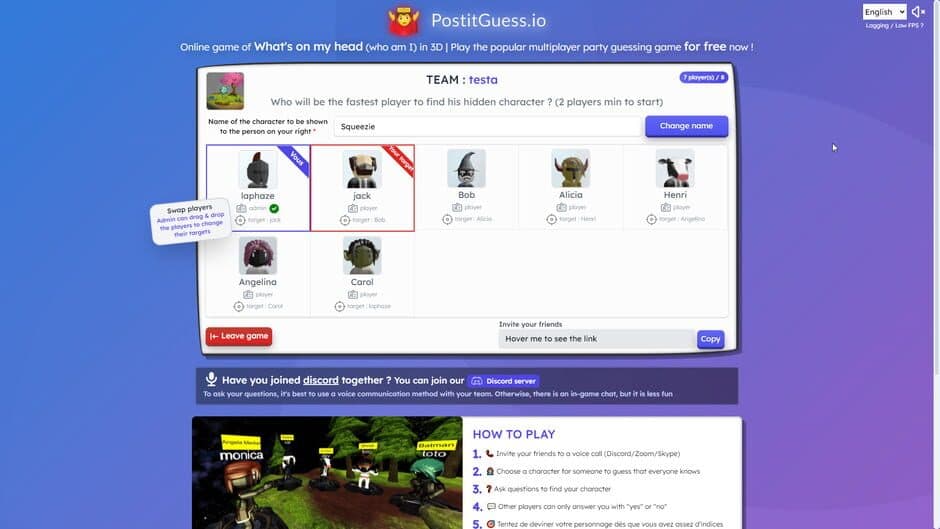 PostItGuess.io screenshot