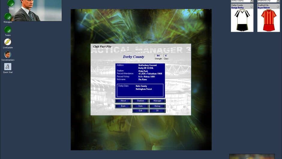 Tactical Manager 3 screenshot