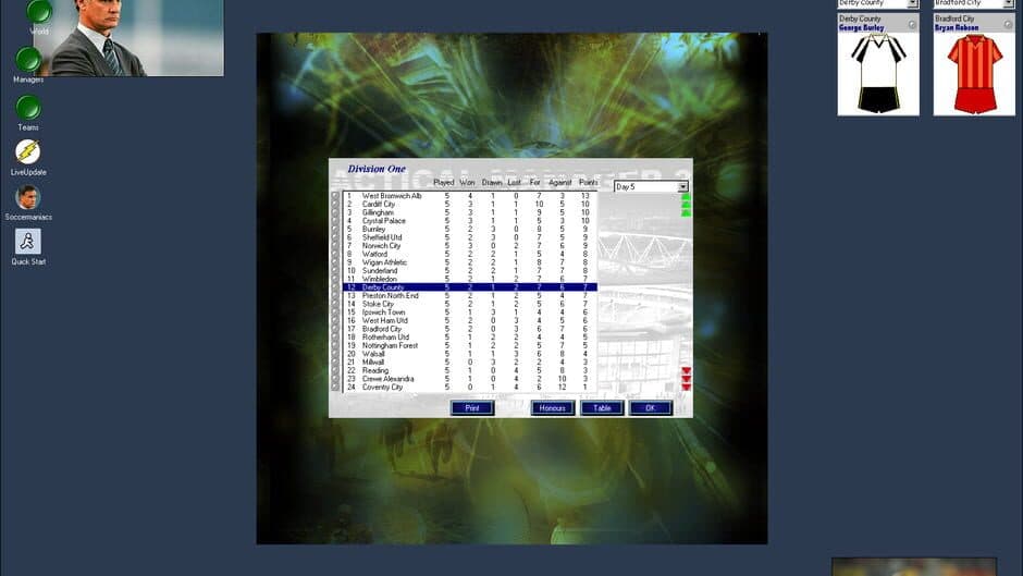 Tactical Manager 3 screenshot