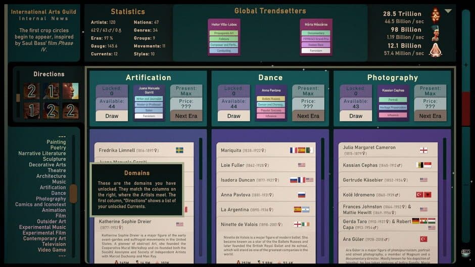 Worldwide Arts Society screenshot
