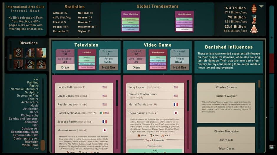 Worldwide Arts Society screenshot