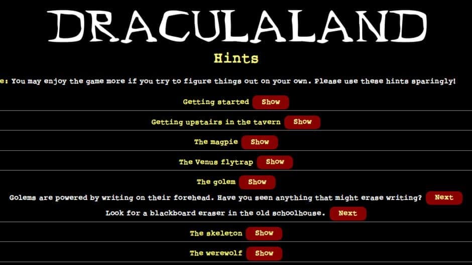 Draculaland screenshot