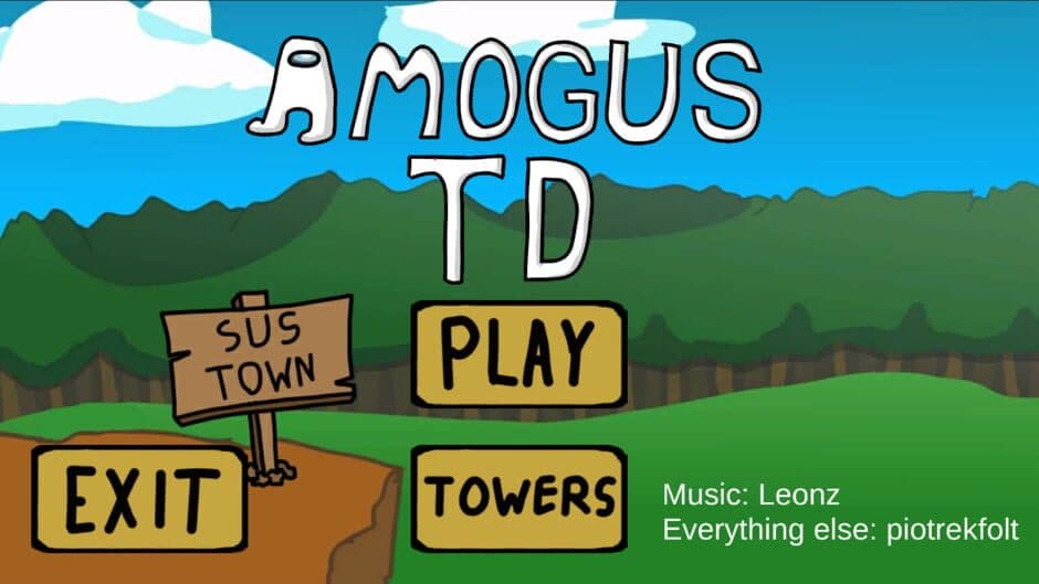 Amogus TD screenshot
