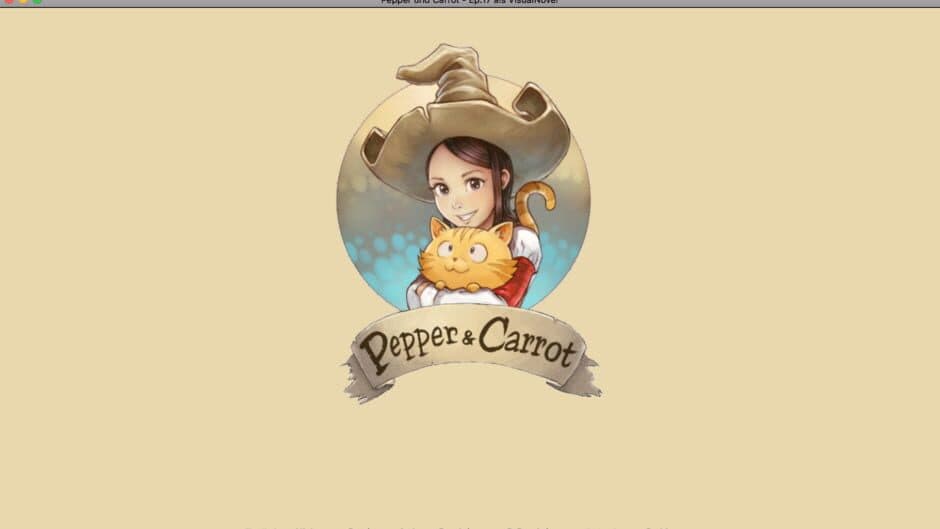 Papper and Carrot VN screenshot