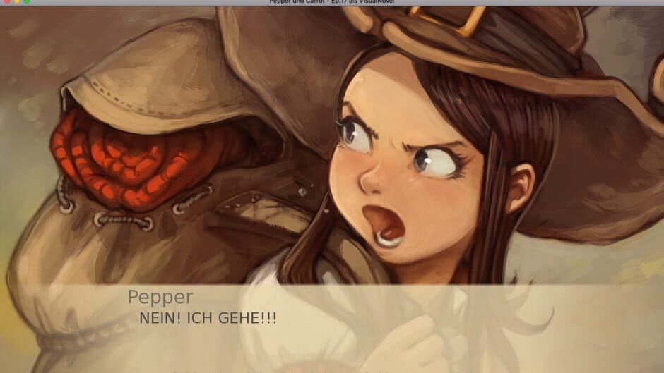 Papper and Carrot VN screenshot