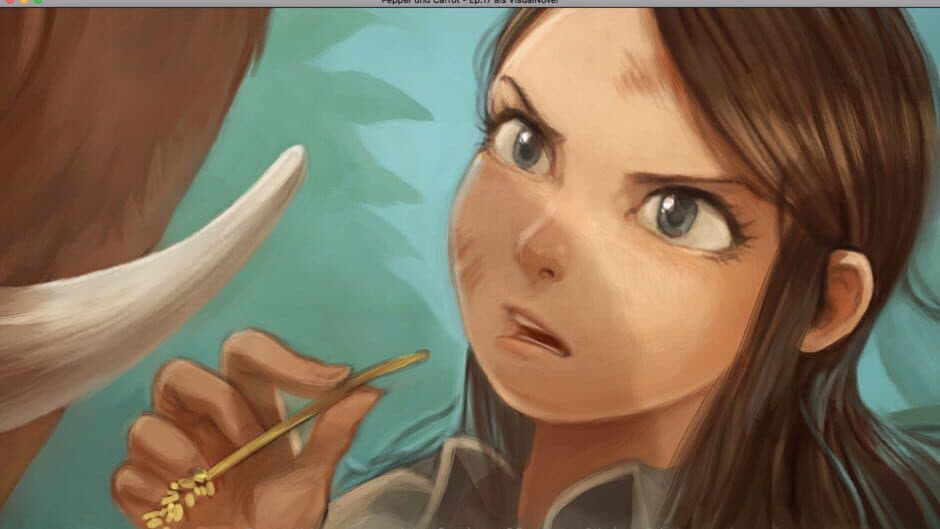 Papper and Carrot VN screenshot