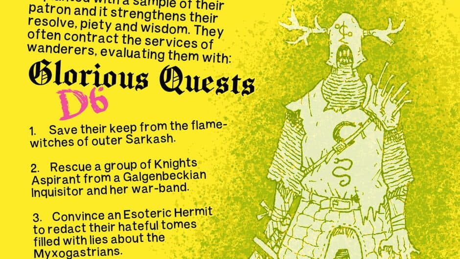 The Holy Order of the Myxogastrian Knights screenshot