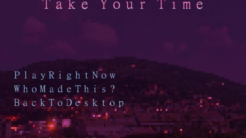 Take your time Race Game screenshot