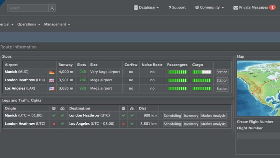 AirlineSim screenshot