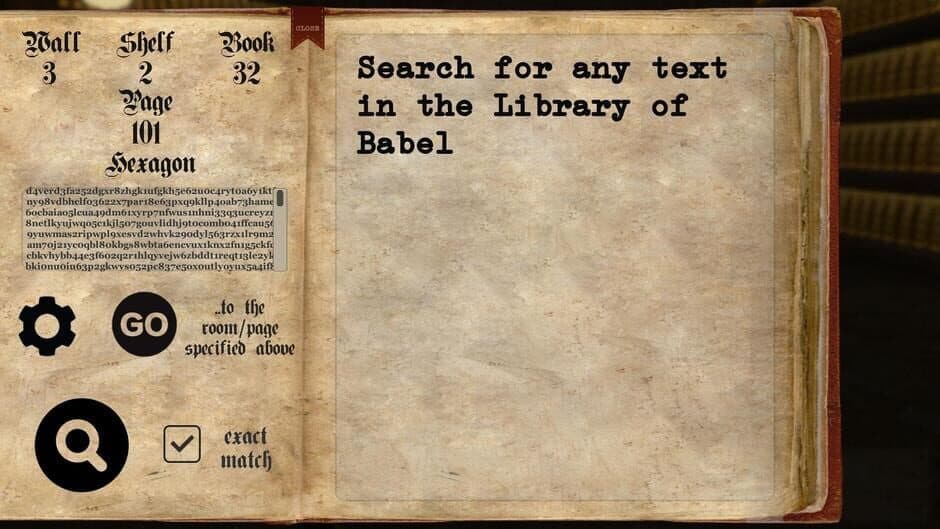 Library of Babel 3D screenshot
