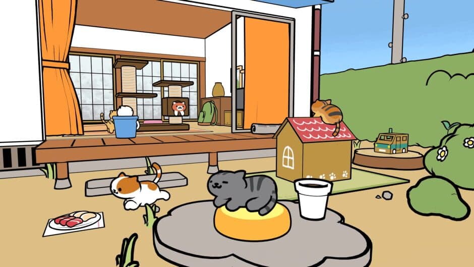 Neko Atsume VR screenshot