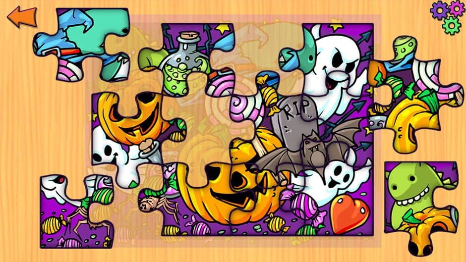 Halloween Jigsaw Puzzles: Puzzle Game for Kids & Toddlers screenshot