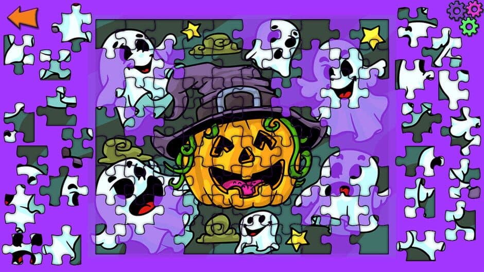 Halloween Jigsaw Puzzles: Puzzle Game for Kids & Toddlers screenshot