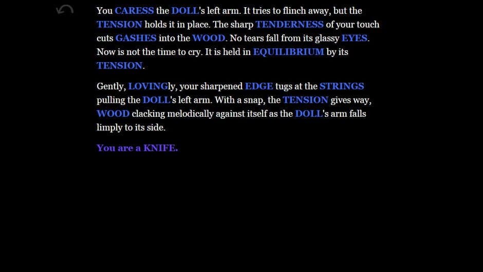 Strings/Threads/Burdens screenshot