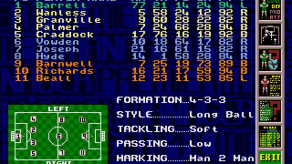 Premier Manager 97 screenshot