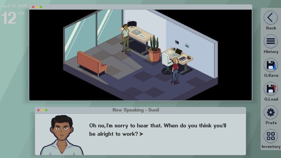 Employee A screenshot