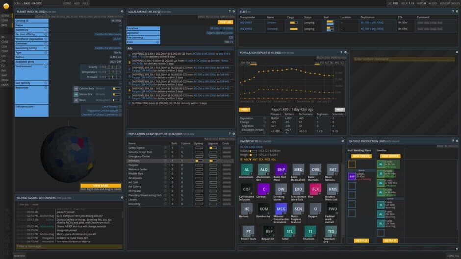Prosperous Universe screenshot