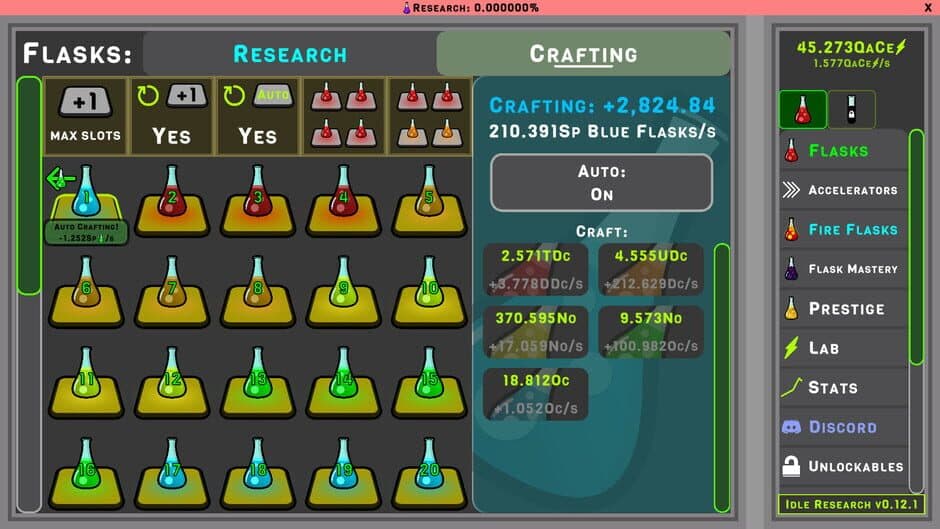 Idle Research screenshot