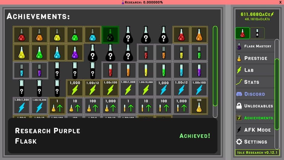 Idle Research screenshot