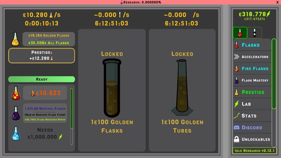 Idle Research screenshot