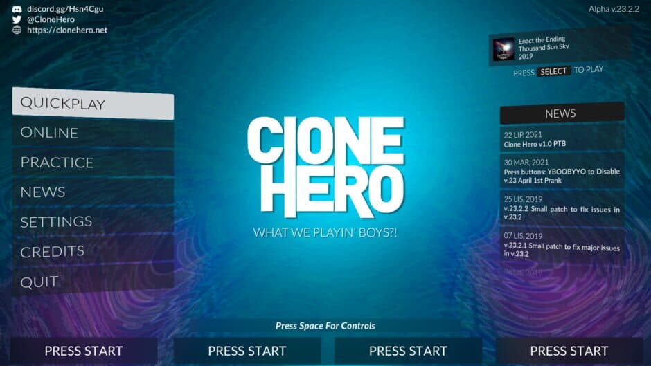 Clone Hero screenshot