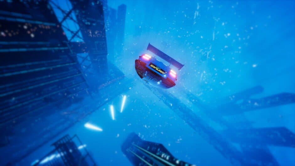 Hovercars 3077: Underground racing screenshot