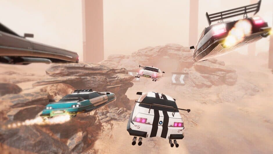Hovercars 3077: Underground racing screenshot